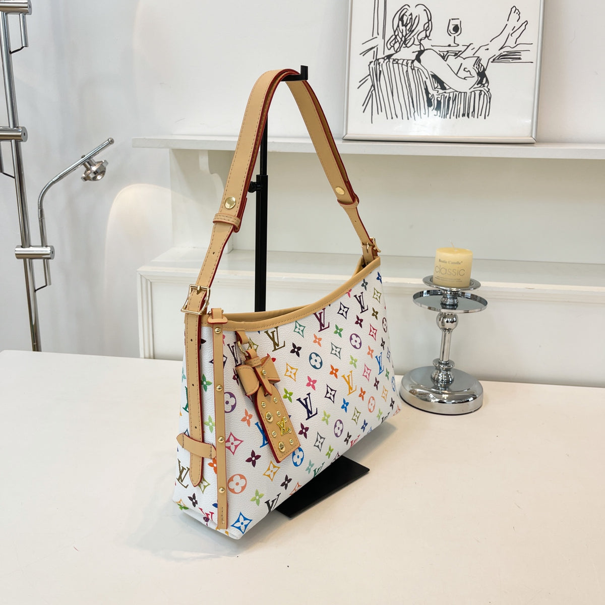 2026 New Temperament Presbyopia Retro Armpit Bag Large Capacity Shoulder Messenger Bag Premium Texture Commuter Bag