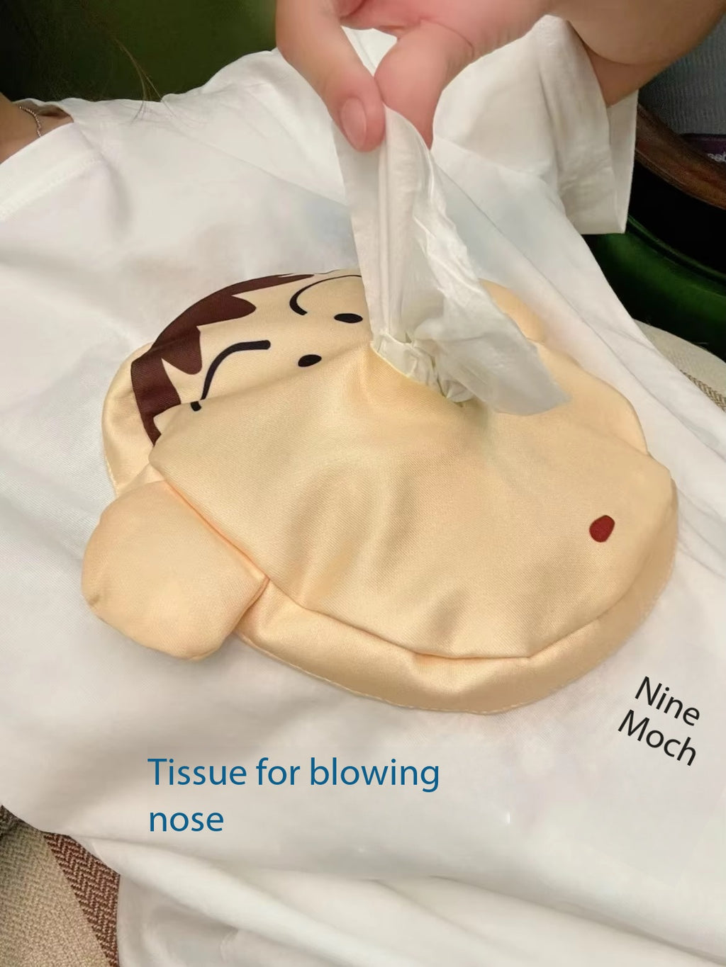 Creative 3D Pull-Out Tissue T-Shirt Short Sleeve Fun Fashion Trends Portable Tissue Paper Cute Christmas Gifts