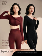 Yamile thermal underwear women's autumn and winter bottoming close-fitting skin skin care constant temperature heating long johns set