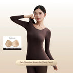 Yamile thermal underwear women's autumn and winter bottoming close-fitting skin skin care constant temperature heating long johns set