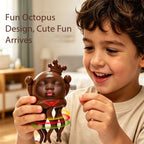 Creative trendy black doll clockwork toy dancing octopus bald squid toy novel dance to satisfy children