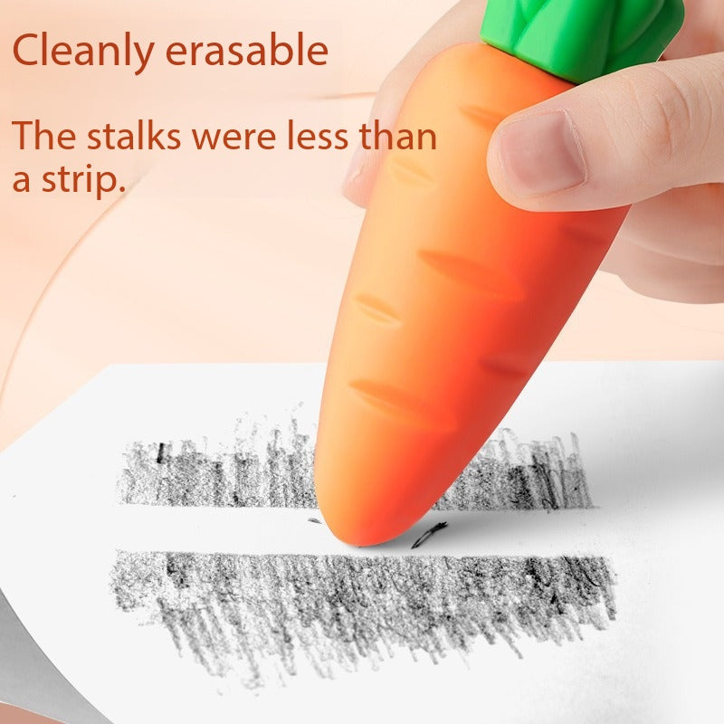 Student Creative Stationery Big Mac Fruit Eraser Kindergarten Cute Mango Strawberry Carrot Clean Eraser