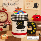 New cute cylinder foldable pencil case creative stationery student high value large capacity cute pencil case pen holder