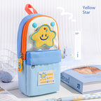 Dopamine high-value schoolbag, vertical pencil case, large-capacity boys and girls niche non-collision stationery bag, pencil bag