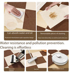 Washed glue-free self-adhesive carpet electrostatic adsorption bedroom household commercial non-marking splicing square children's pet floor mat