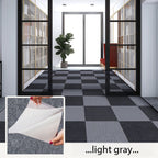 Washed glue-free self-adhesive carpet electrostatic adsorption bedroom household commercial non-marking splicing square children's pet floor mat