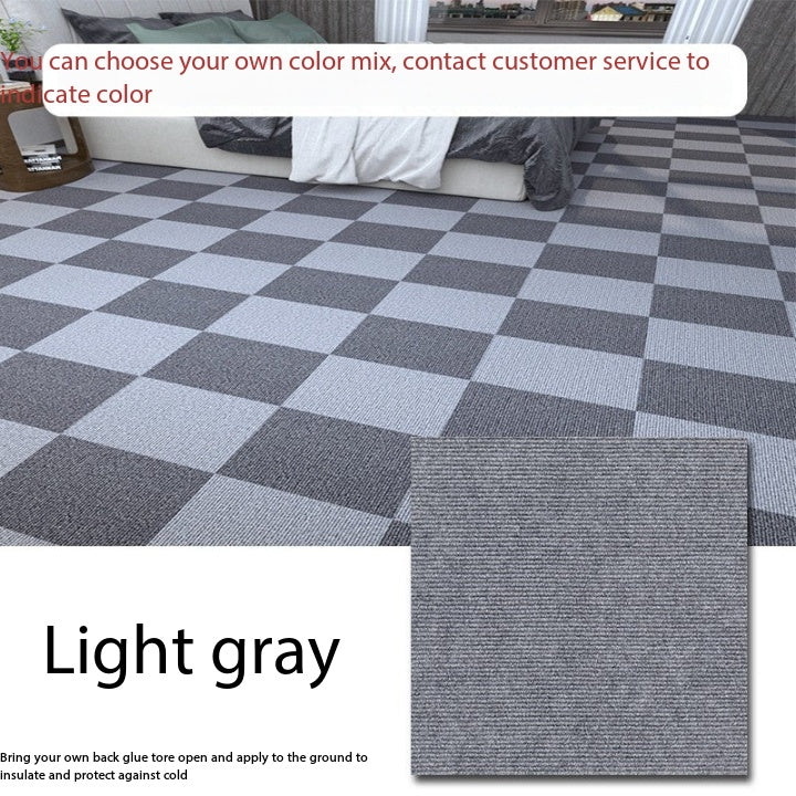 Washed glue-free self-adhesive carpet electrostatic adsorption bedroom household commercial non-marking splicing square children's pet floor mat