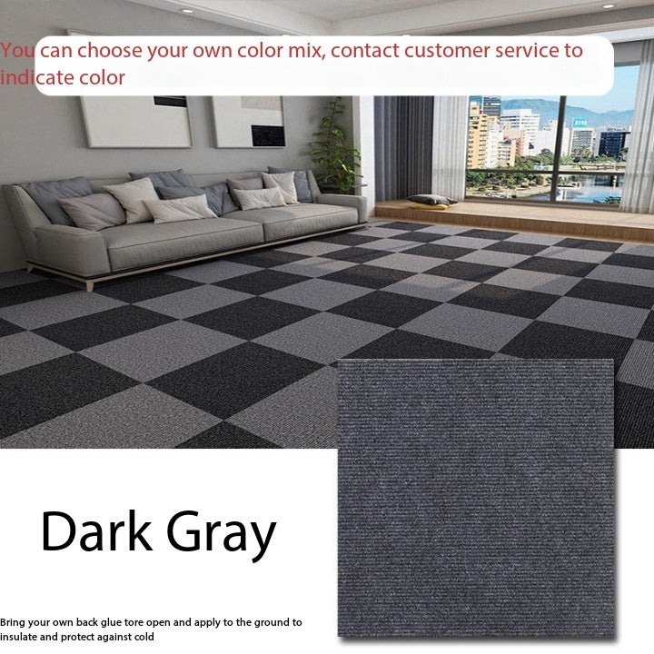 Washed glue-free self-adhesive carpet electrostatic adsorption bedroom household commercial non-marking splicing square children's pet floor mat