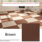 Washed glue-free self-adhesive carpet electrostatic adsorption bedroom household commercial non-marking splicing square children's pet floor mat