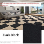 Washed glue-free self-adhesive carpet electrostatic adsorption bedroom household commercial non-marking splicing square children's pet floor mat