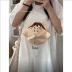 Creative 3D Pull-Out Tissue T-Shirt Short Sleeve Fun Fashion Trends Portable Tissue Paper Cute Christmas Gifts