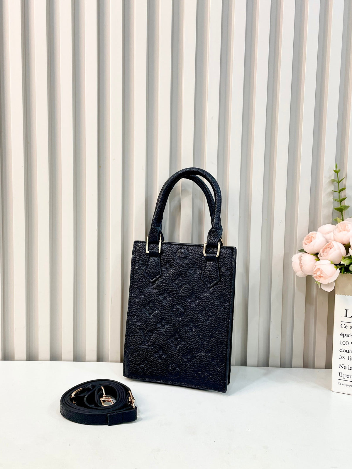 Classic Monogram Sheet Music Tote Bag Mini Tote Bag Women's Hand Bag Mini Tote Bag Messenger Bag