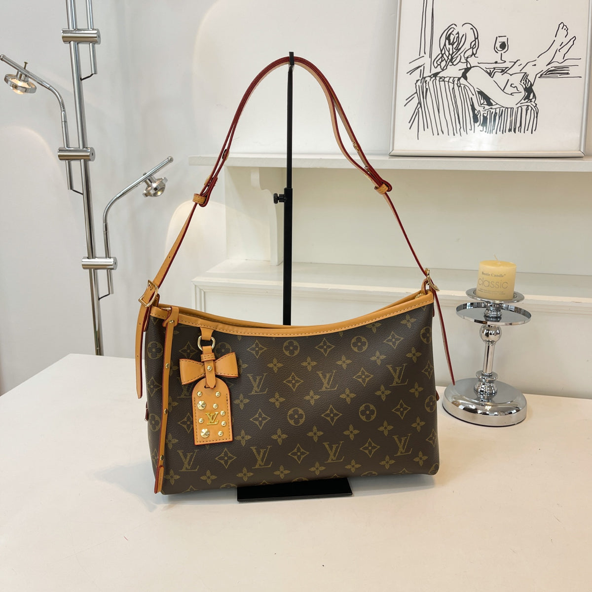 2026 New Temperament Presbyopia Retro Armpit Bag Large Capacity Shoulder Messenger Bag Premium Texture Commuter Bag