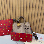 2026 New Butterfly 3D Women's Handbag Trendy Texture Shoulder Crossbody Tote Bag Pure Color Large Square Bag Zipper Closure