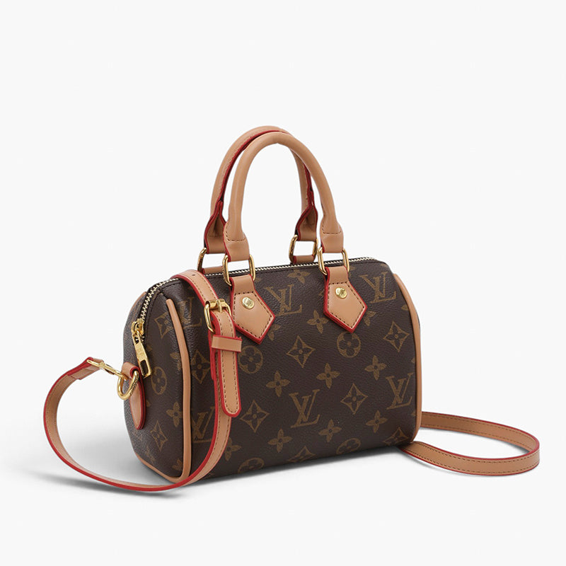 Classic Old Flower Boston Pillow Bag 2026 New Fashion Printed Versatile Portable Oblique Span Shoulder Bag