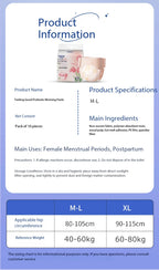 10PCS Disposable Period Panties Probiotic Blue Core Organic Cotton Menstrual High Absorption Feminine Breathable Cotton Day&Night Use Sanitary PANTIES For Women