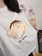 Creative 3D Pull-Out Tissue T-Shirt Short Sleeve Fun Fashion Trends Portable Tissue Paper Cute Christmas Gifts