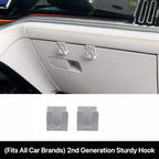 Durable ABS Glove Box Hooks Non-Slip Heavy Duty Bag Hooks Easy Install Car Purse Versatile Holder for Universal Car Brand Tesla Model 3 Model Y Car