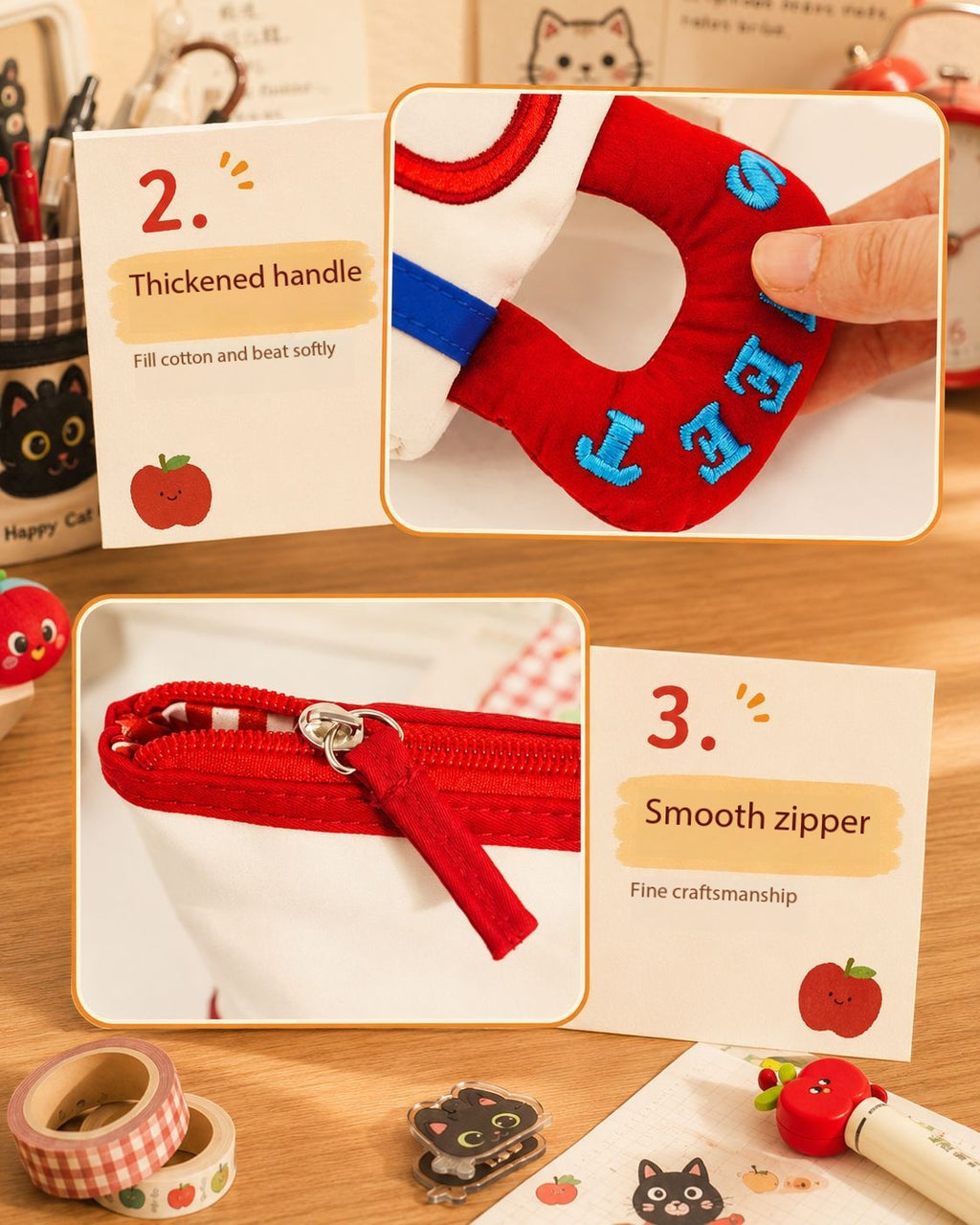New cute cylinder foldable pencil case creative stationery student high value large capacity cute pencil case pen holder