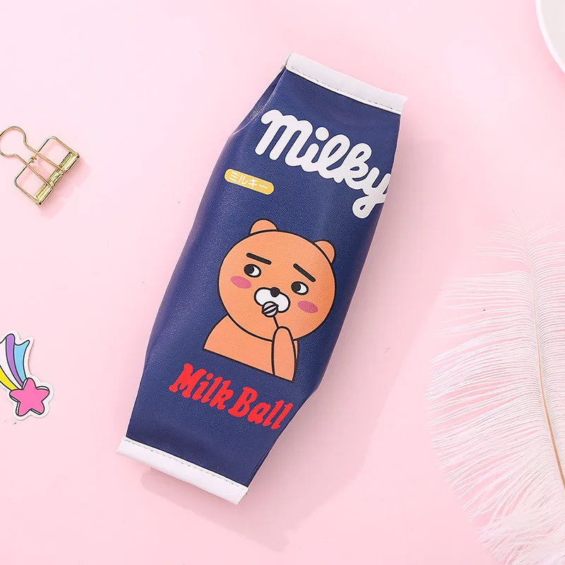 New creative simulation snack pencil case School pencil bag Multifunctional storage box Stationery bag Fun pencil bag