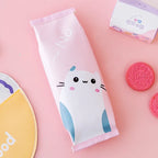 New creative simulation snack pencil case School pencil bag Multifunctional storage box Stationery bag Fun pencil bag