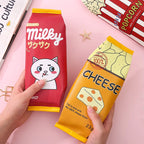 New creative simulation snack pencil case School pencil bag Multifunctional storage box Stationery bag Fun pencil bag