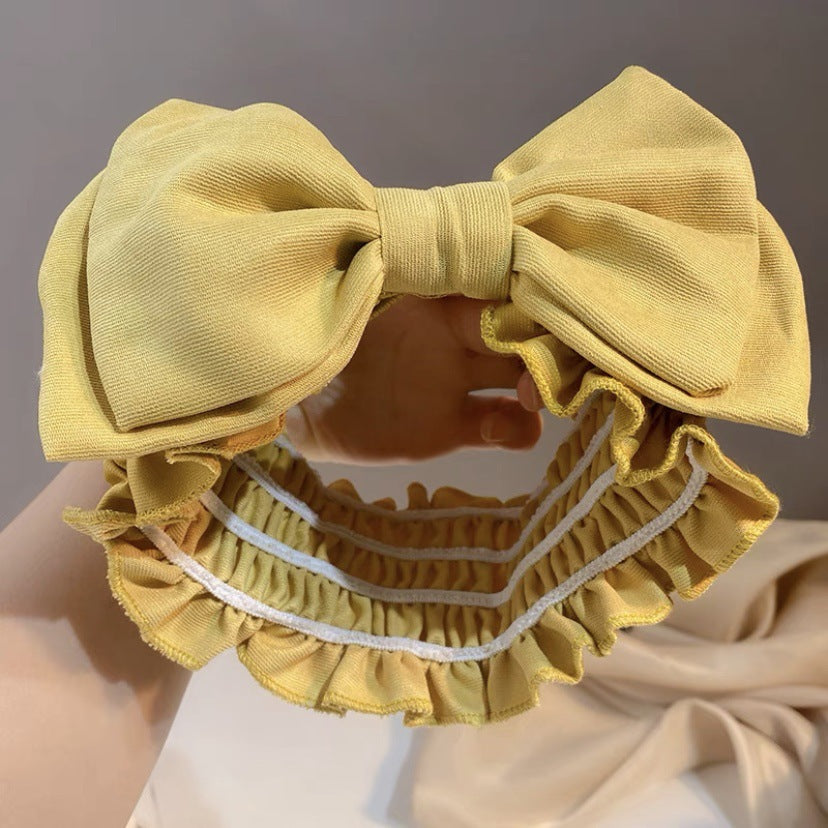 New cartoon hair band, special for face washing, Internet celebrity female tide mask, wide-sided simple hair band, pressure headband, headband.