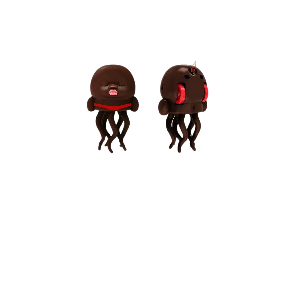 Creative trendy black doll clockwork toy dancing octopus bald squid toy novel dance to satisfy children