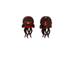 Creative trendy black doll clockwork toy dancing octopus bald squid toy novel dance to satisfy children