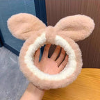 New cartoon hair band, special for face washing, Internet celebrity female tide mask, wide-sided simple hair band, pressure headband, headband.