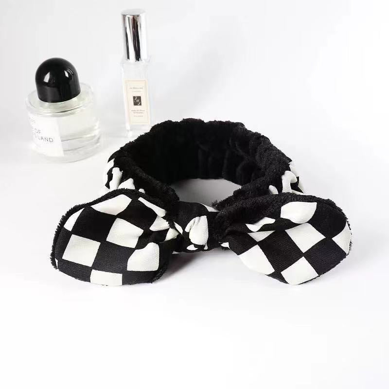 New cartoon hair band, special for face washing, Internet celebrity female tide mask, wide-sided simple hair band, pressure headband, headband.