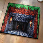 Home floor mat Household floor mat Bedroom door mat New creative dirt-resistant anti-skid trap floor mat tricky props