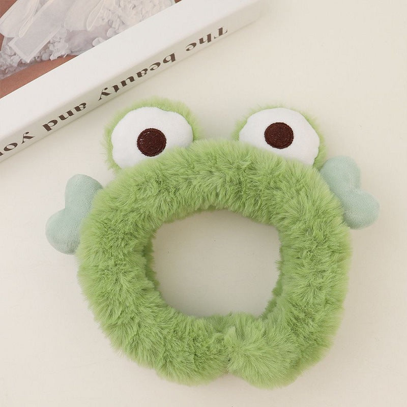 New cartoon hair band, special for face washing, Internet celebrity female tide mask, wide-sided simple hair band, pressure headband, headband.