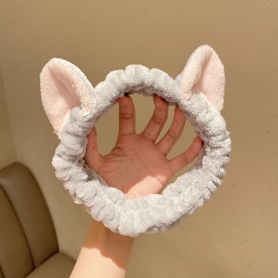 New cartoon hair band, special for face washing, Internet celebrity female tide mask, wide-sided simple hair band, pressure headband, headband.
