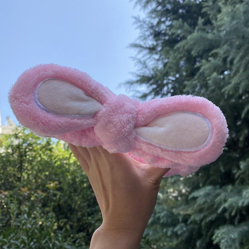 New cartoon hair band, special for face washing, Internet celebrity female tide mask, wide-sided simple hair band, pressure headband, headband.