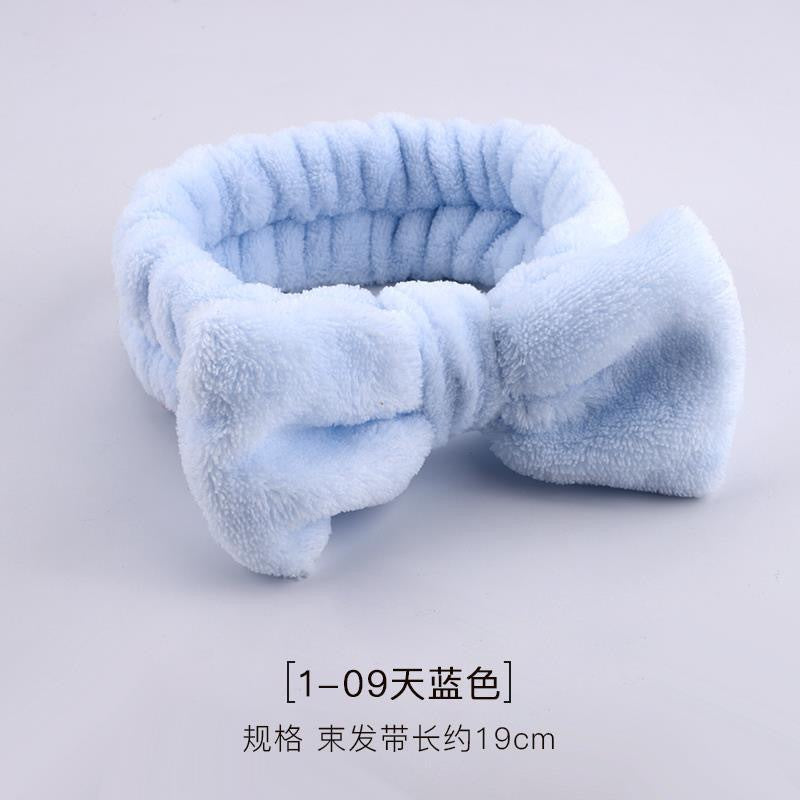 New cartoon hair band, special for face washing, Internet celebrity female tide mask, wide-sided simple hair band, pressure headband, headband.