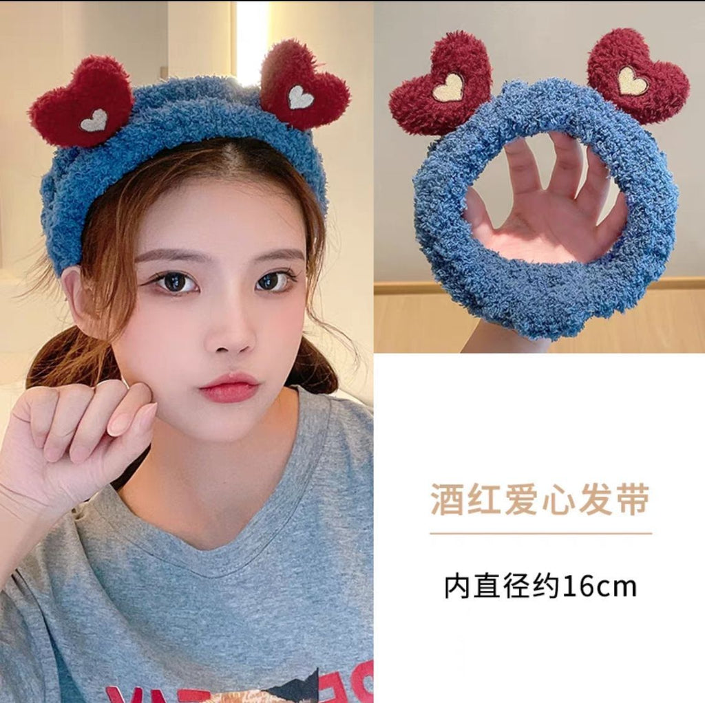 New cartoon hair band, special for face washing, Internet celebrity female tide mask, wide-sided simple hair band, pressure headband, headband.