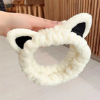 New cartoon hair band, special for face washing, Internet celebrity female tide mask, wide-sided simple hair band, pressure headband, headband.