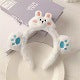 New cartoon hair band, special for face washing, Internet celebrity female tide mask, wide-sided simple hair band, pressure headband, headband.