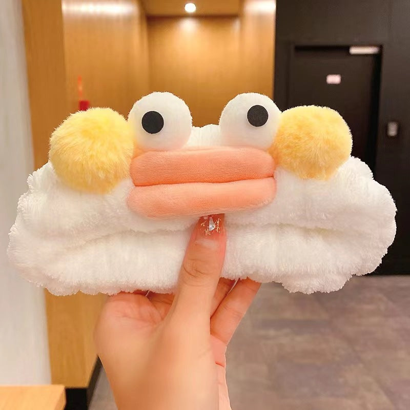 New cartoon hair band, special for face washing, Internet celebrity female tide mask, wide-sided simple hair band, pressure headband, headband.