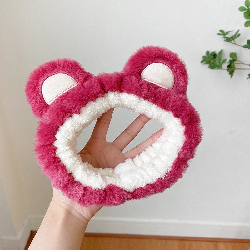 New cartoon hair band, special for face washing, Internet celebrity female tide mask, wide-sided simple hair band, pressure headband, headband.
