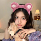 New cartoon hair band, special for face washing, Internet celebrity female tide mask, wide-sided simple hair band, pressure headband, headband.