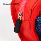 New zipper large-capacity double-layer pencil case color matching dirt-resistant pencil case student Oxford cloth stationery bag factory customization