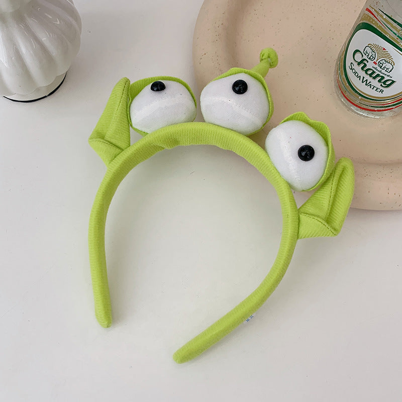 New cartoon hair band, special for face washing, Internet celebrity female tide mask, wide-sided simple hair band, pressure headband, headband.