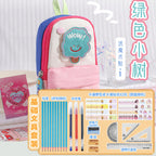 Dopamine high-value schoolbag, vertical pencil case, large-capacity boys and girls niche non-collision stationery bag, pencil bag
