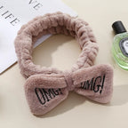New cartoon hair band, special for face washing, Internet celebrity female tide mask, wide-sided simple hair band, pressure headband, headband.