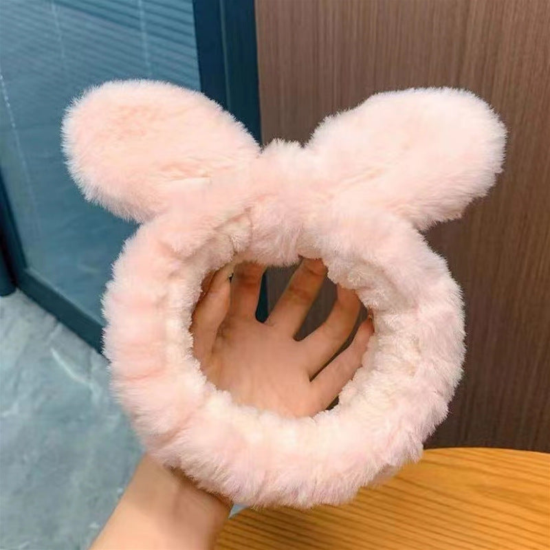 New cartoon hair band, special for face washing, Internet celebrity female tide mask, wide-sided simple hair band, pressure headband, headband.