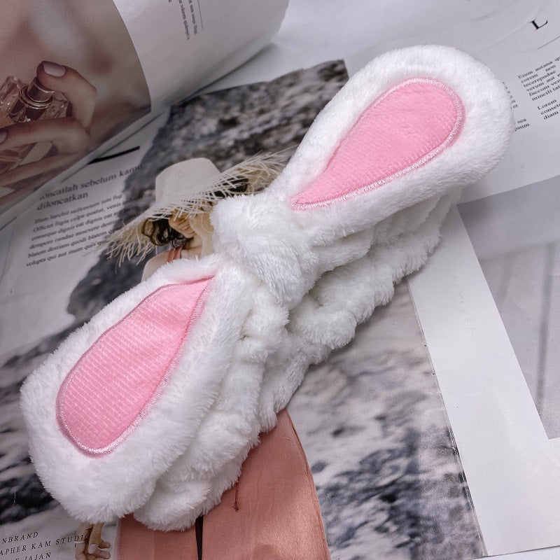 New cartoon hair band, special for face washing, Internet celebrity female tide mask, wide-sided simple hair band, pressure headband, headband.