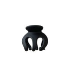 Black high ponytail fixed artifact high cranial top non-collapsing hairpin children pumpkin large back head grab clip shark clip