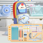 Dopamine high-value schoolbag, vertical pencil case, large-capacity boys and girls niche non-collision stationery bag, pencil bag